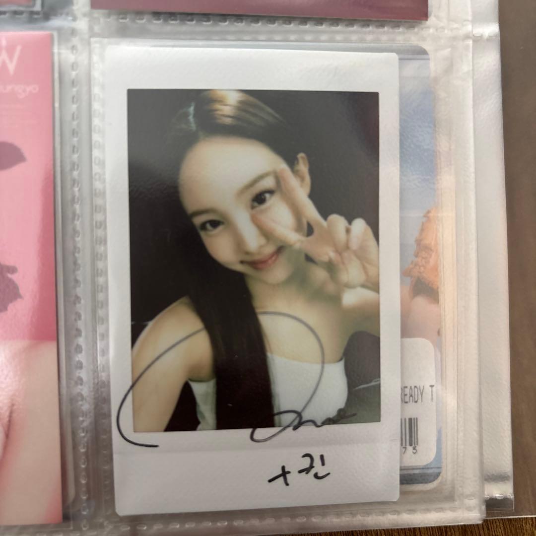 TWICE ナヨン　サイン　チェキ TWICE ナヨン サイン入り チェキ ポラロイド #TWICE TWICE ナヨン 直筆