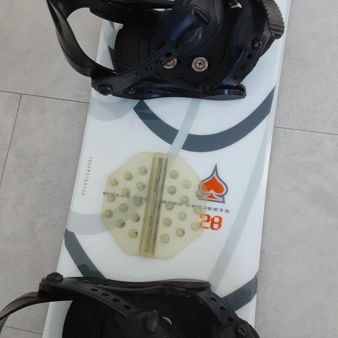 22cm ピンク 黒 52-56cm masso ジュニア スノーボードセット 128