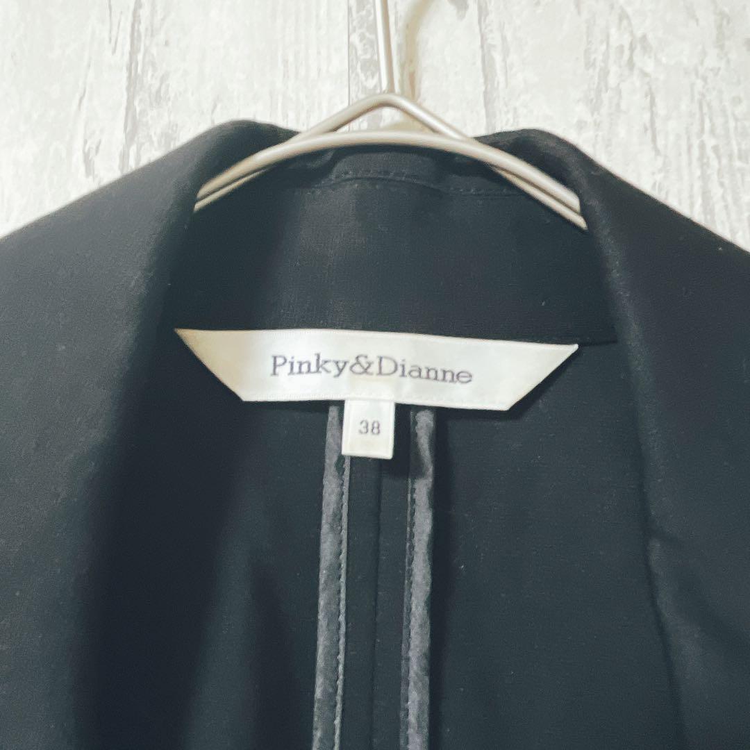 美品】ピンキー＆ダイアン 黒ジャケット 38 美シルエット - メルカリ