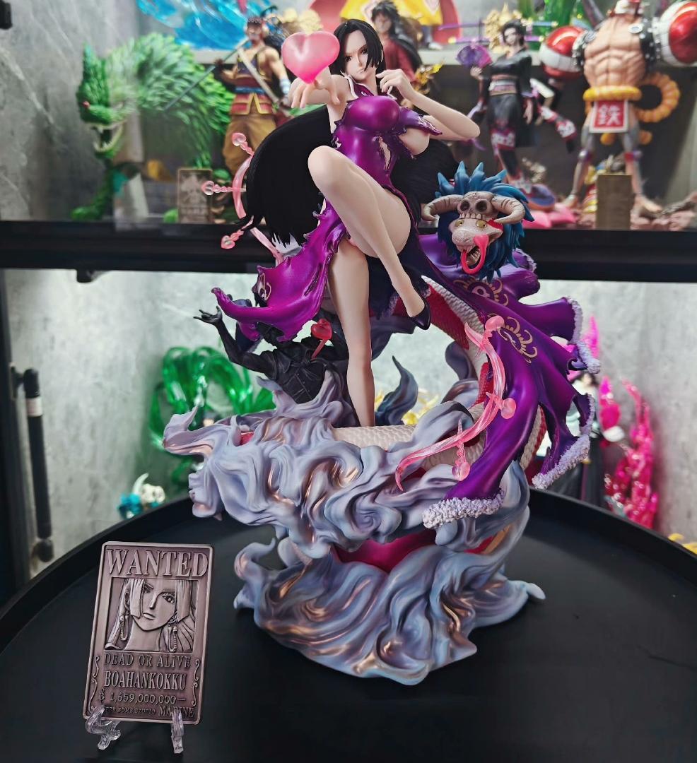 ワンピース 海賊女帝 ハンコック ガレージキット フィギュア 塗装済み