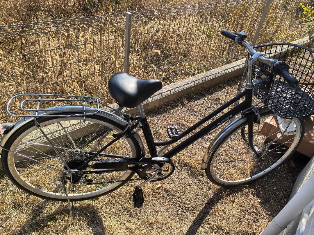 名古屋引取限定】パンクしない自転車 DCM 27インチ 6段 オートライト