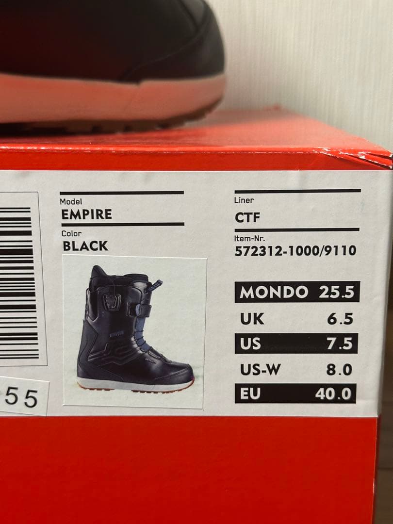 スノーボード DEELUXE EMPIRE CTF 25.5cm