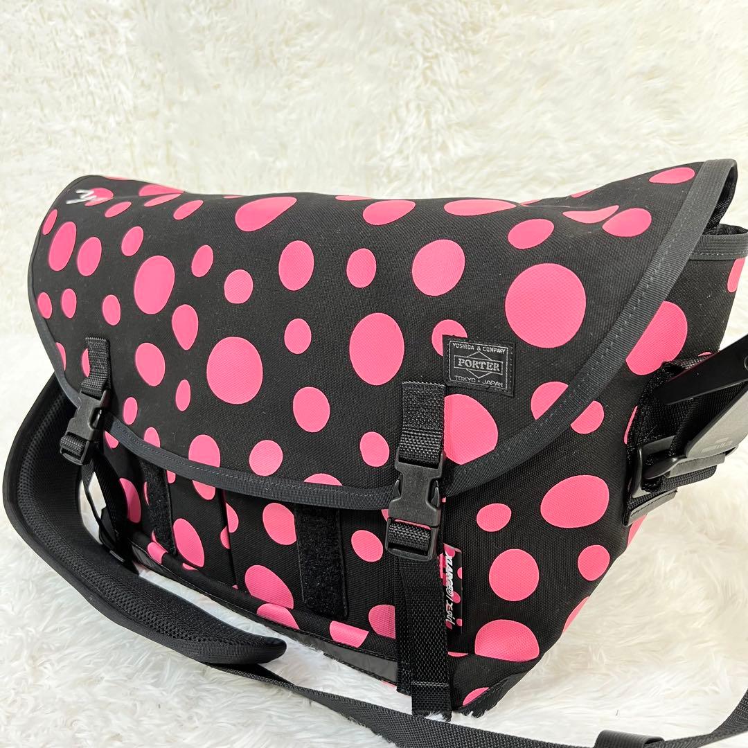 希少極美品✨ポーター×草間彌生×XLARGE×X-Girl メッセンジャーバッグ 展覧会「草間彌生 わが永遠の魂」とX-girl・XLARGEがコラボ、