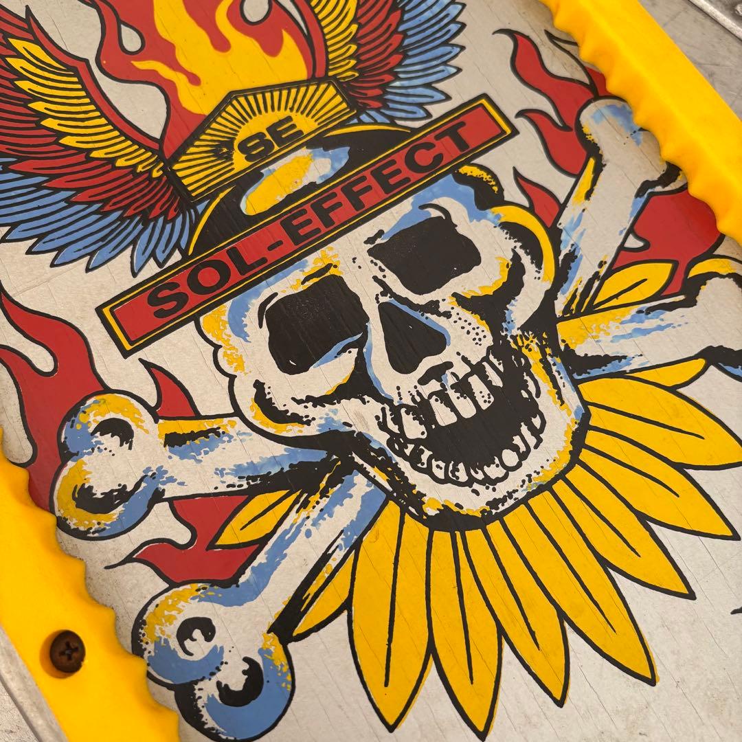 ビンテージ SE SOL-EFFECT スカル スケートボード オールドスクールの