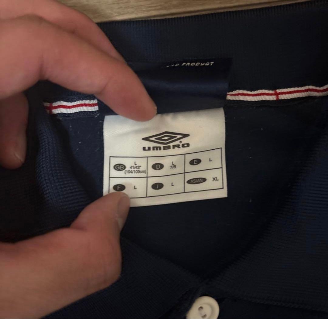 アンブロ イングランド代表 ロングスリーブポロシャツ - メルカリ