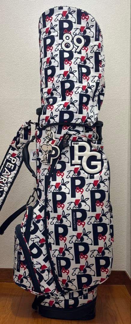 PEARLY GATESパーリーゲイツ SNOOPYコラボキャディバッグ SNOOPY】 合皮キャディバッグ (46インチ対応) (UNISEX) | PEARLY GATES