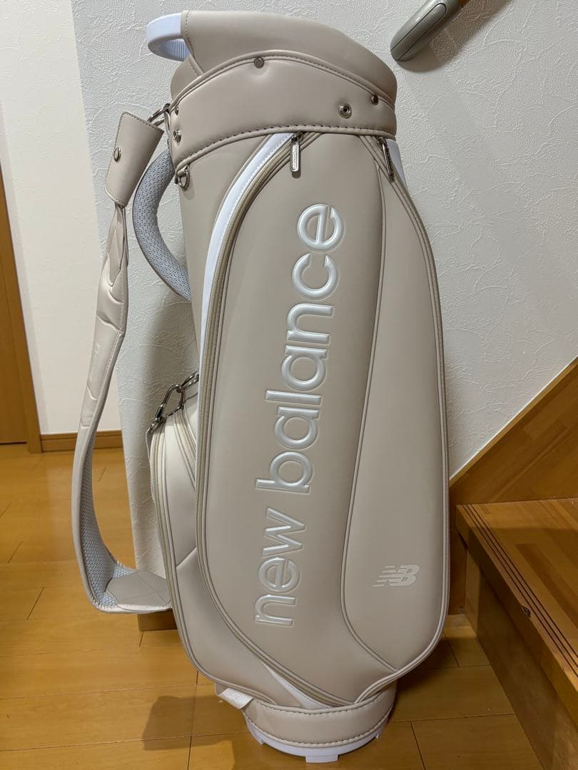 new balance ゴルフバッグ ベージュ キャディバッグ(46インチ対応)(8.5型) (WOMENS) | new balance golf
