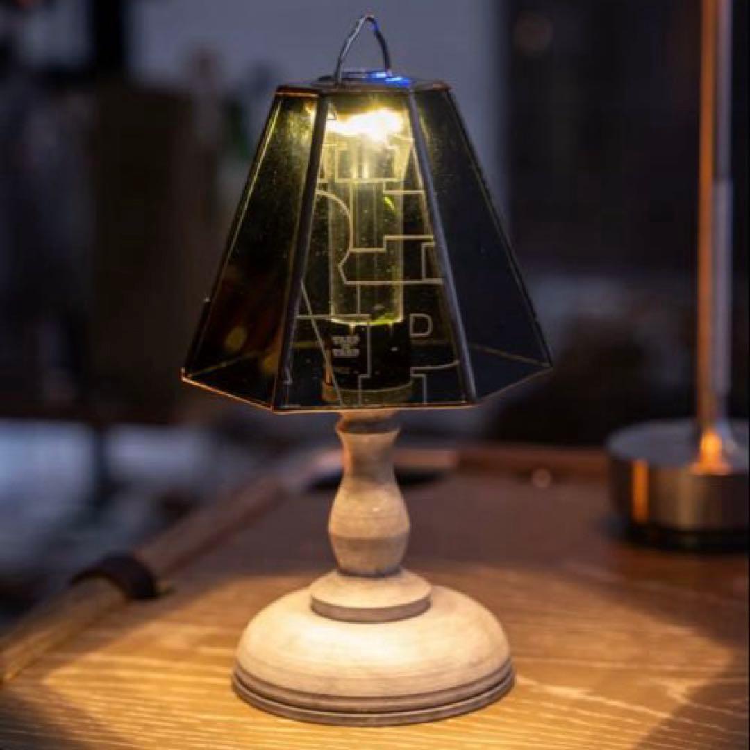 新品】TARPtoTARP GLASS SHADE & WOOD STAND - メルカリ