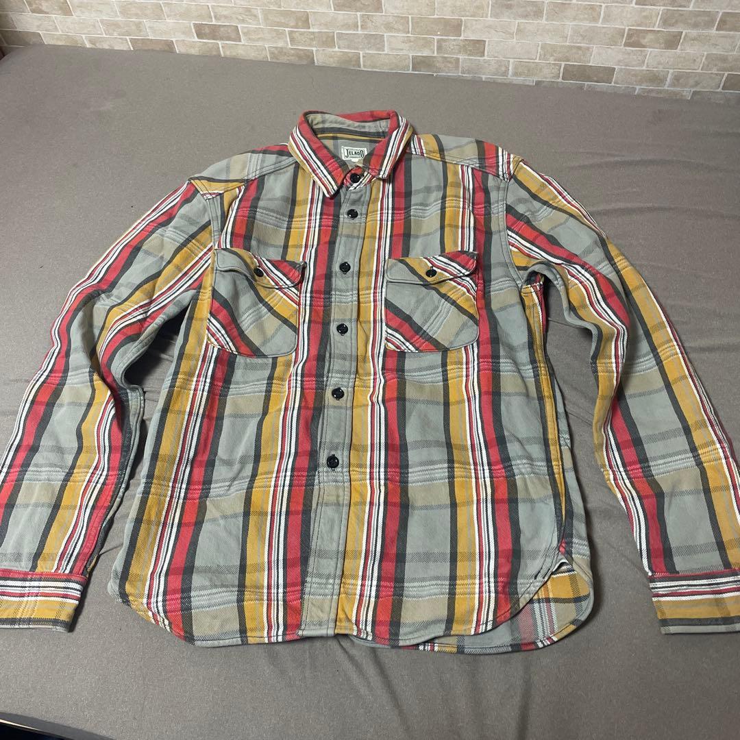 美品】JELADO ジェラード ヘビーオンス ネルシャツXL チェック柄