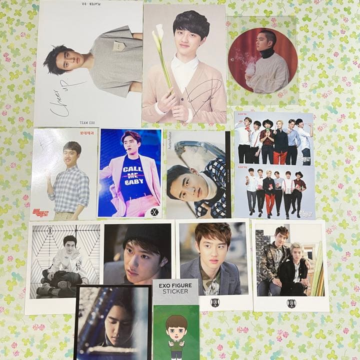 EXO D.O. ギョンス　写真　ポストカード　ポラロイド 色々　71枚セット