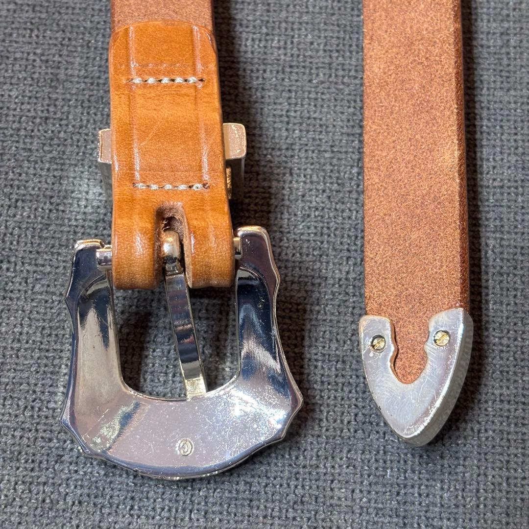 TORY LEATHER USA製 ウエスタンレザーベルト ナローベルト W34 - メルカリ