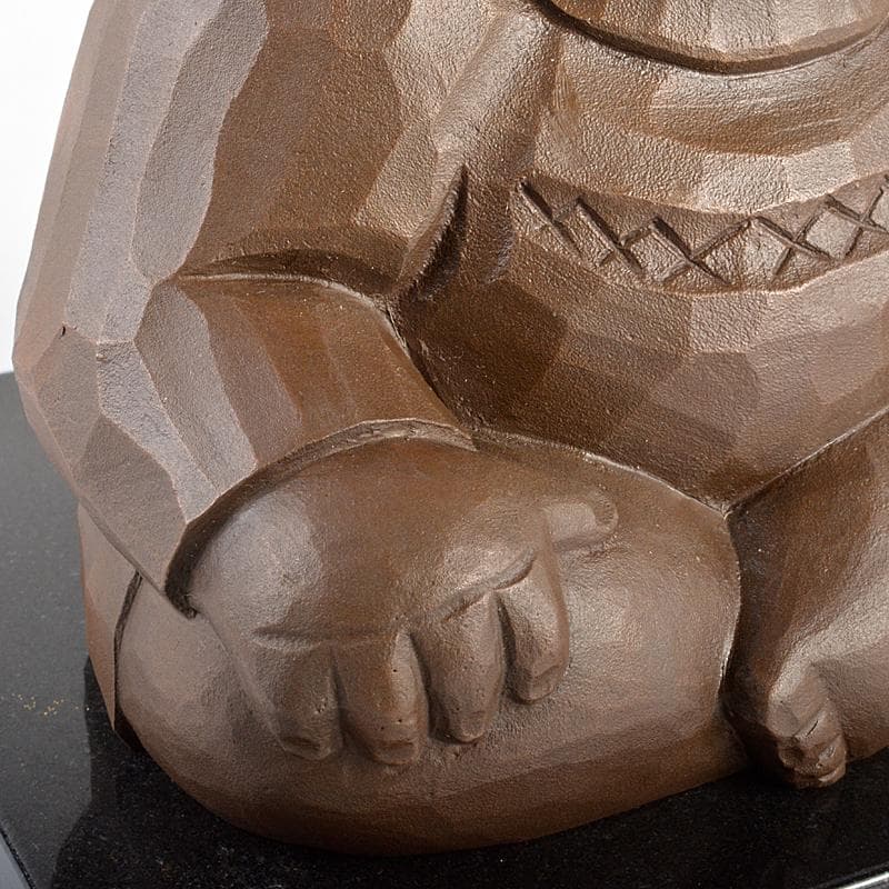 大町誠一作 ブロンズ やさしき戦士 重さ約5.5kg 証明書付 D R5986B