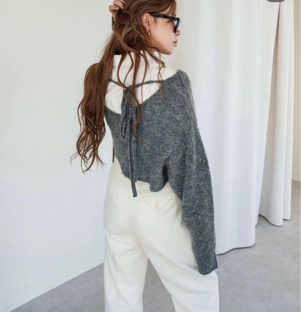 glamlipsウールニットレイヤードシャツ(新品未使用)の通販はau PAY