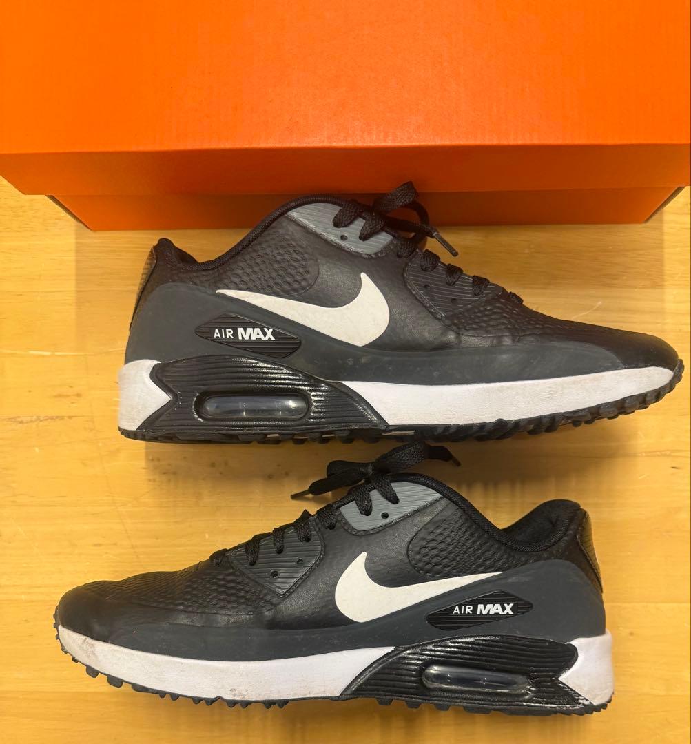 NIKE ナイキ エアマックス 90G ゴルフシューズ 黒　27.5cm