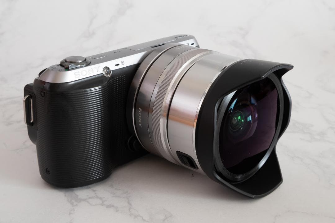 SONY NEX-C3 16mm F2.8 ＆ VCL-ECF1 フィシュアイ - メルカリ