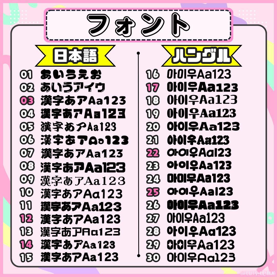 うちわ文字 オーダー 団扇文字 連結団扇 連結パネル ハングル ネームボード