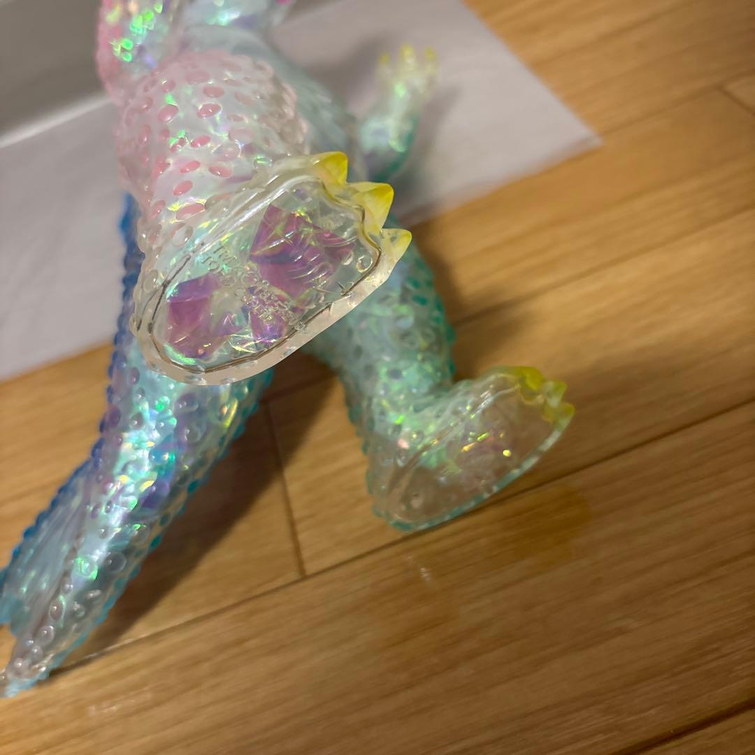 マルサン チタノザウルス350 オーロラクリスタルver. ソフビ ゴジラ