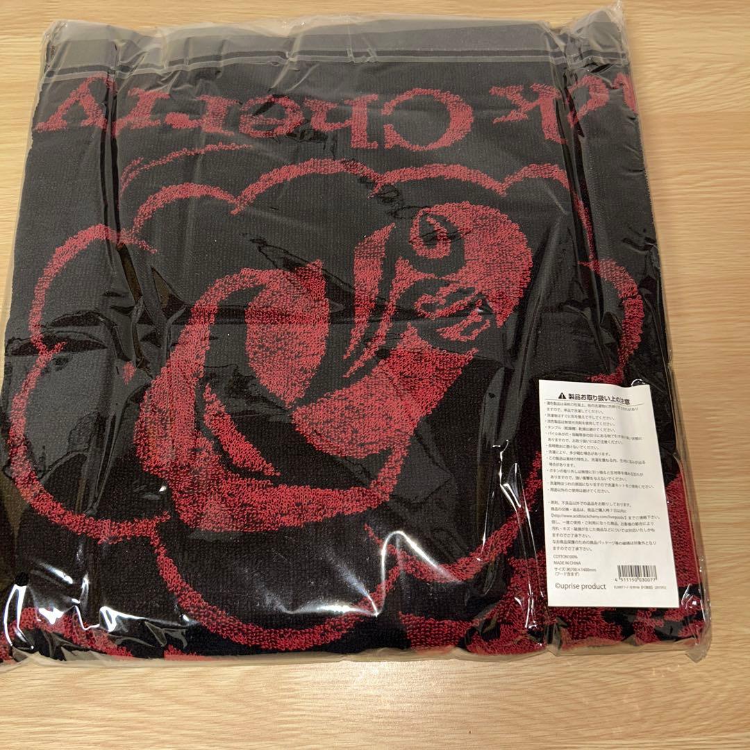 値下げ Acid Black Cherry フード付きタオル 2015 FC限定