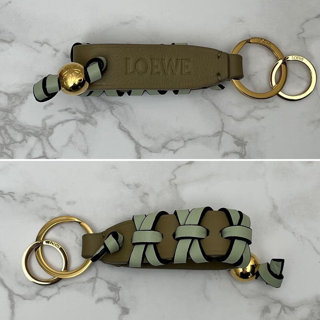 LOEWE ロエベ クロスブレイデッド キーリング（クラシックカーフ 現行