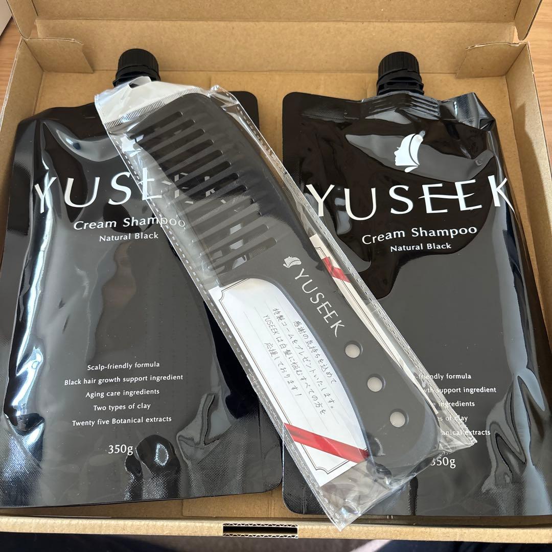 YUSEEK クリームシャンプー　ナチュラルブラック YUSEEK ユーシーク クリームシャンプー 350g ナチュラルブラック : OSK