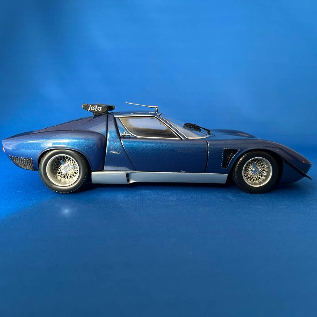 京商 1/18 ランボルギーニ イオタ SVR ブルー - メルカリ