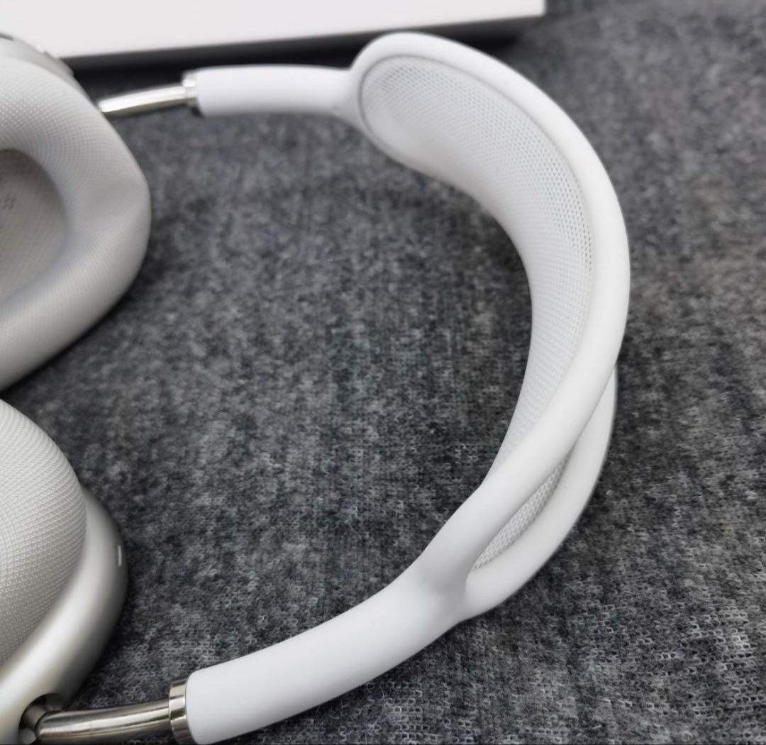 AirPods Max シルバー ホワイトヘッドバンド - メルカリ