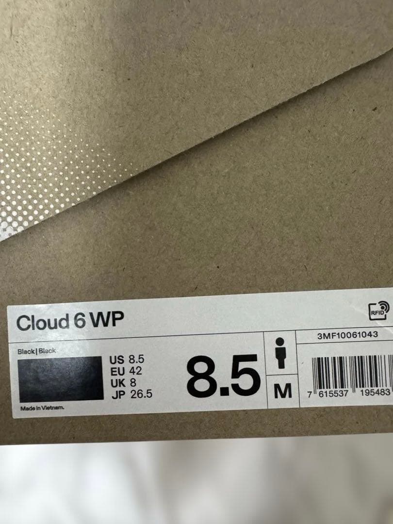 靴 Cloud 6 Waterproof 26.5cm