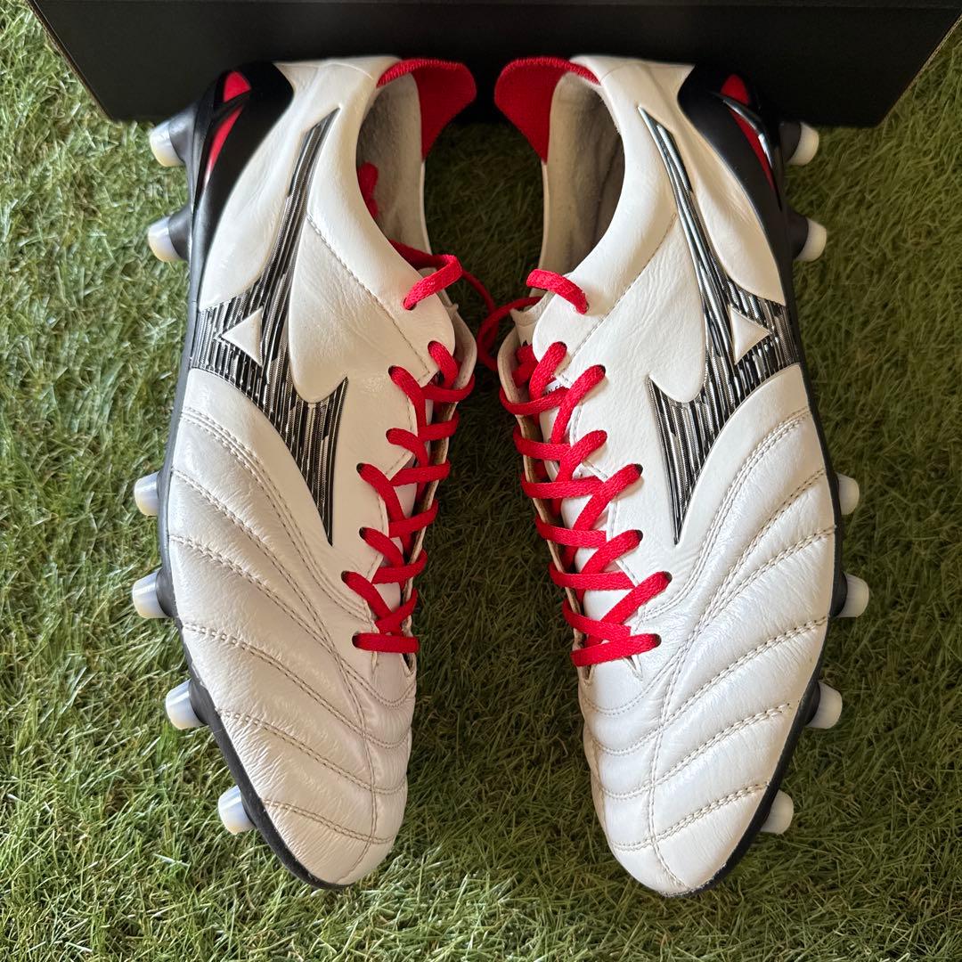 美品】モレリアネオ 4 JAPAN ゼログライドシューレース（新品）付き 26