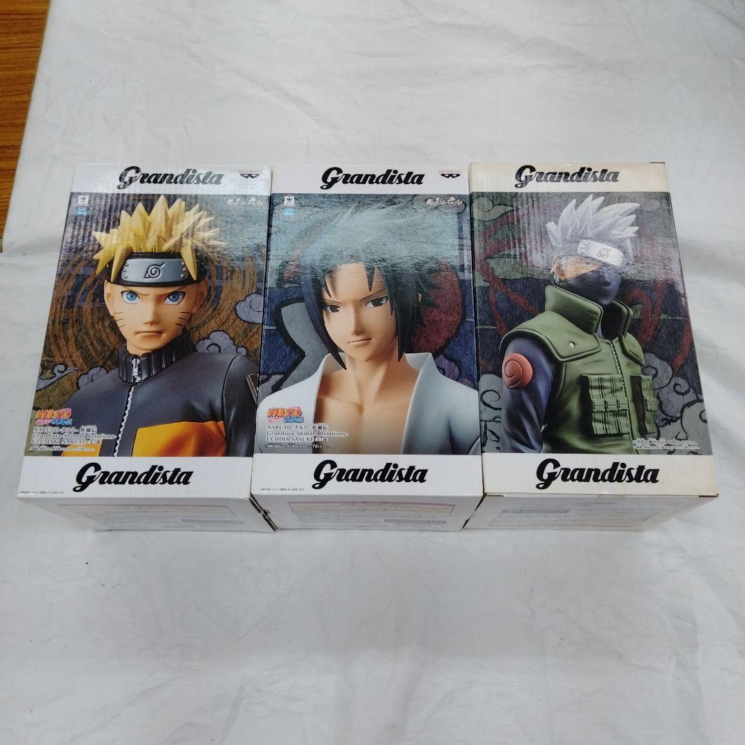 【は12】未開封品　Grandista ナルト サスケ カカシ 3体セット