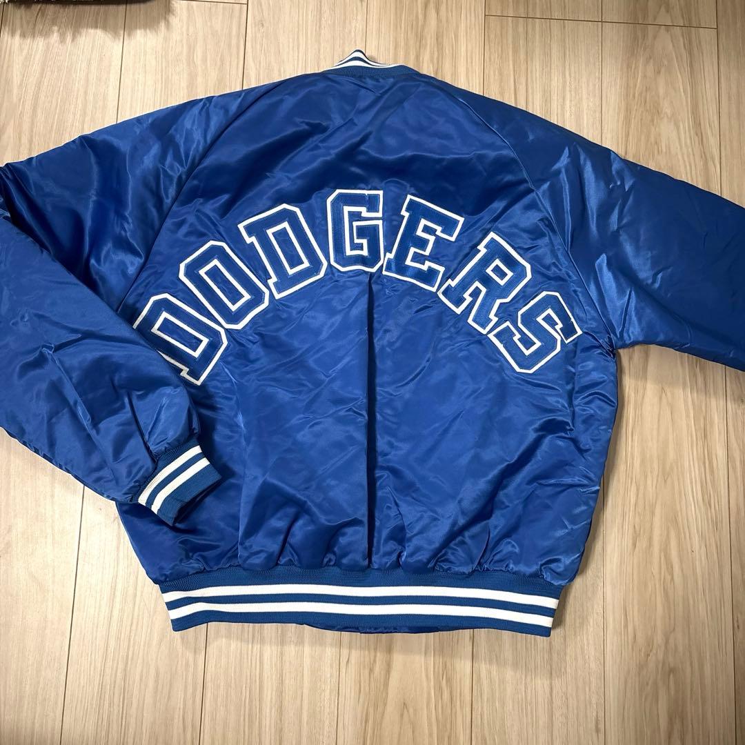 ロサンゼルス・ドジャース チョークライン スタジャン Lヴィンテージ