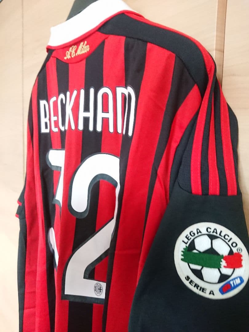 値下げセール 】デヴィッド・ ベッカム ユニフォーム ACミラン - メルカリ