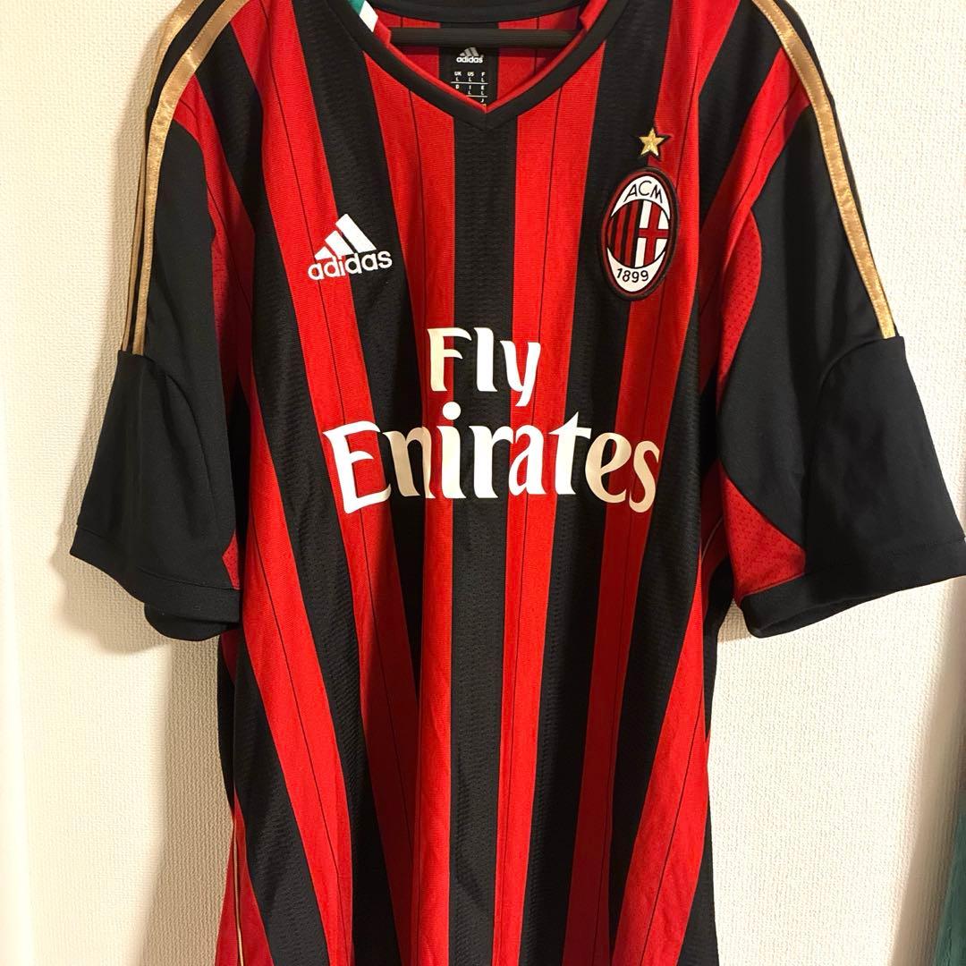 ACミラン 13/14 ユニフォーム ホーム レプリカ 本田圭佑 2XLサイズ