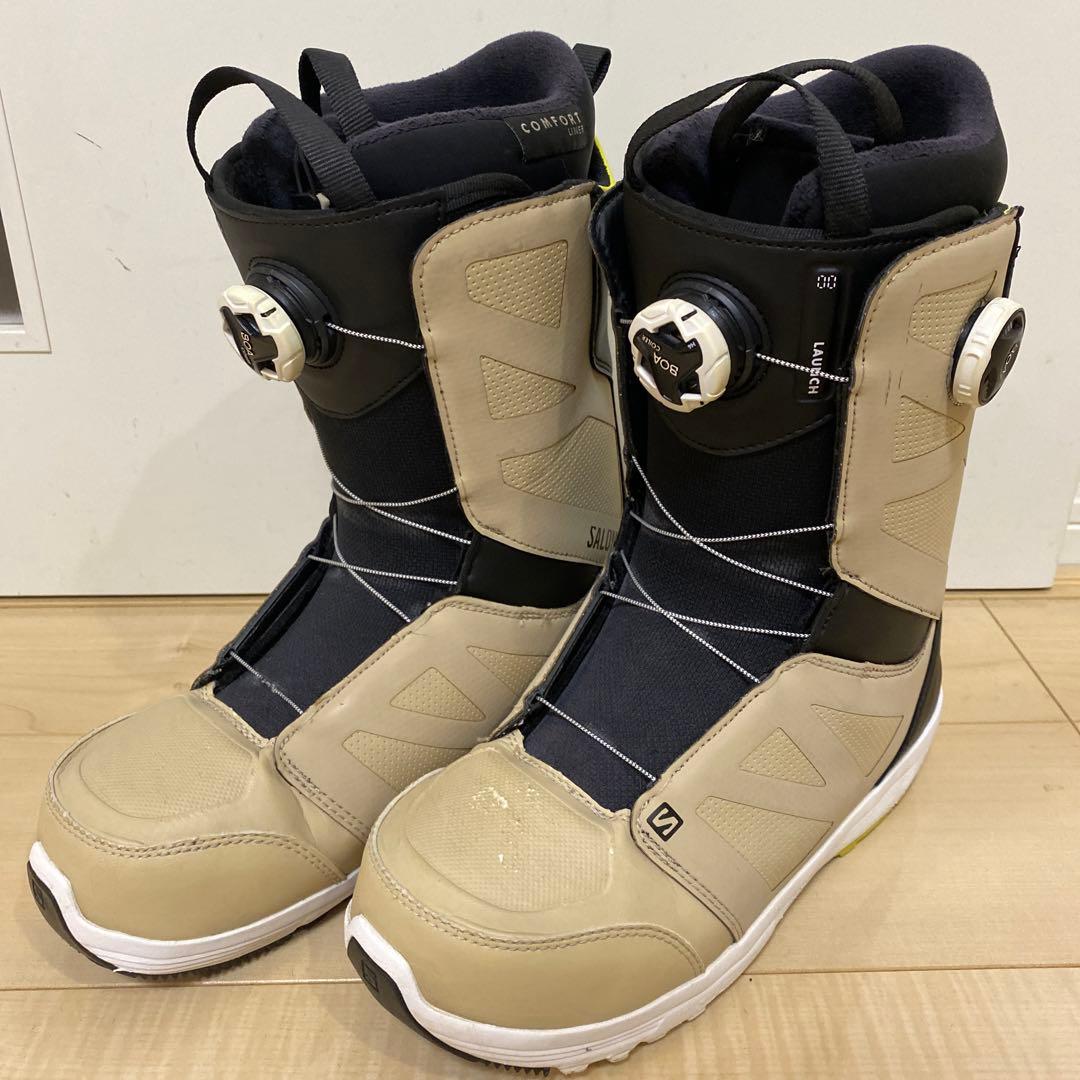 【比較的美品】サロモンLAUNCH BOA SJ 27.0cm 22-23モデル