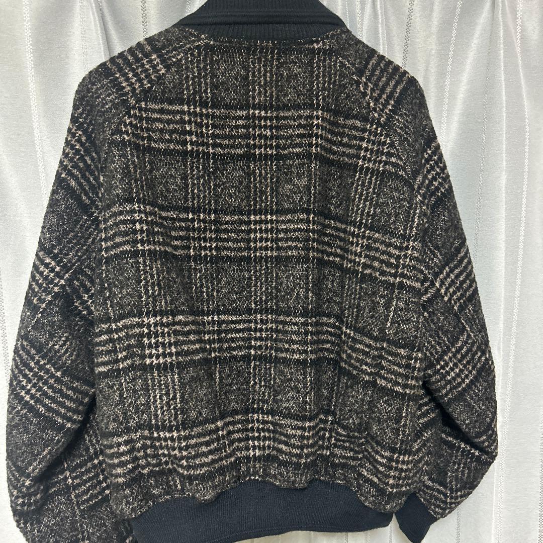 ZARAリブ襟切り替えジャケット - メルカリ