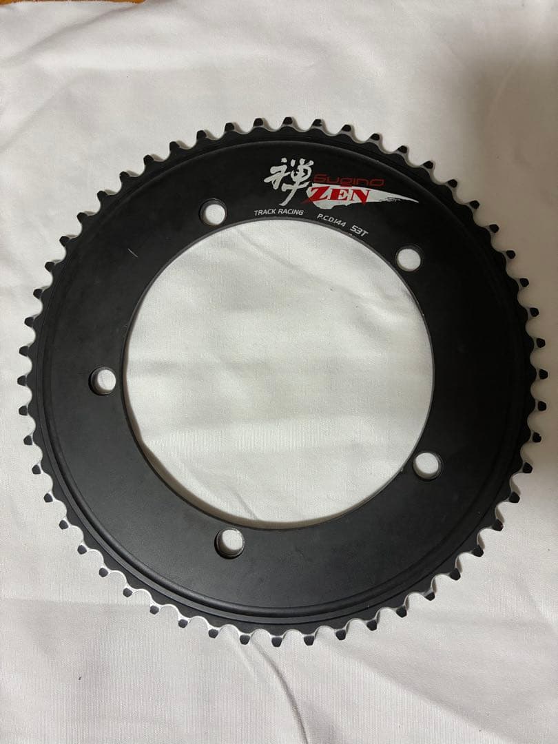 ZEN チェーンリング 53T ブラック 超美品 スギノ SUGINO スーパー禅 Super ZEN チェーンリング ブラック