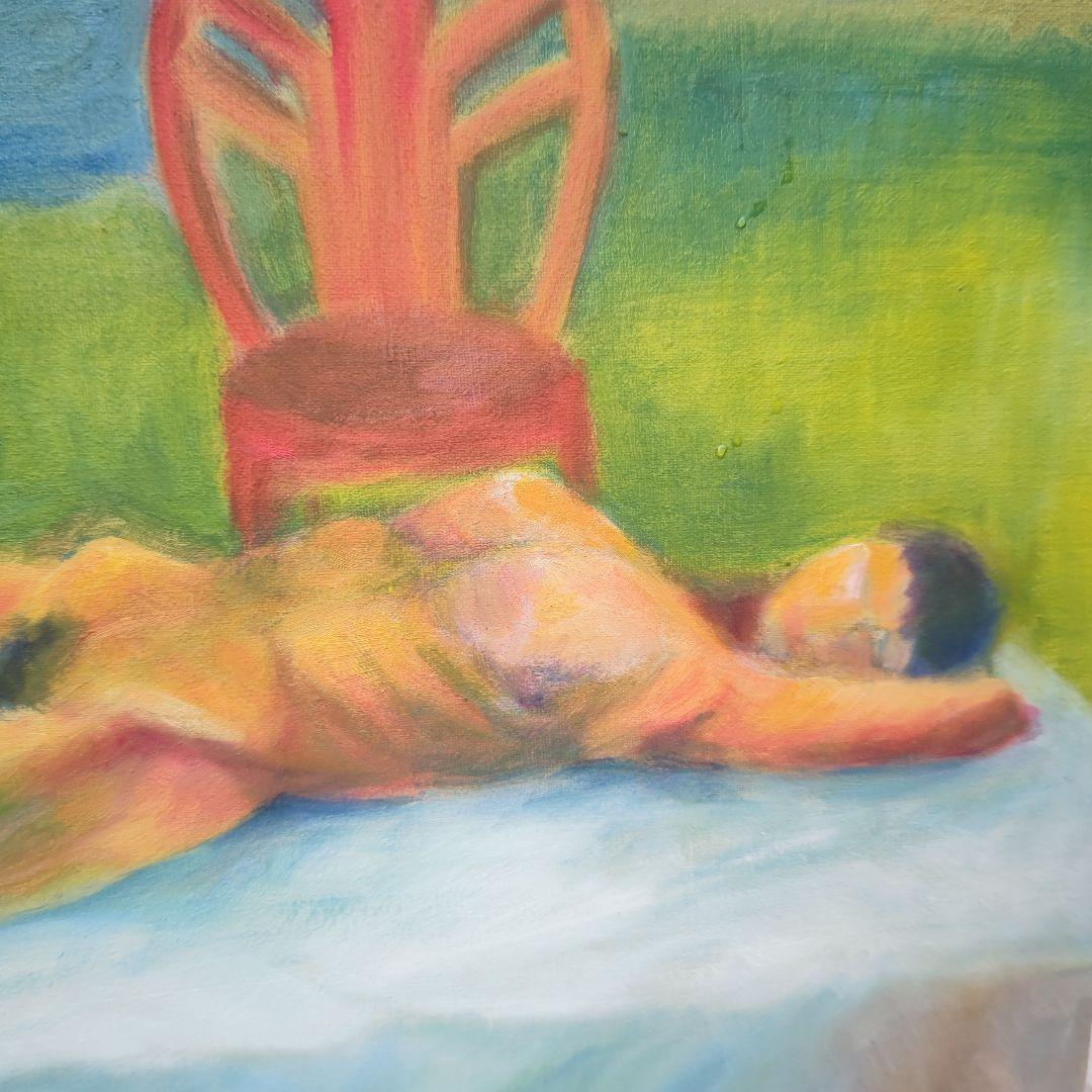 油彩画 人物画 自然風景　よしだのりこ