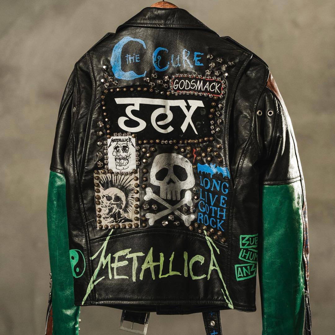 OLD 鋲ジャン 激レア カスタムライダース 一点物 好配色 - メルカリ