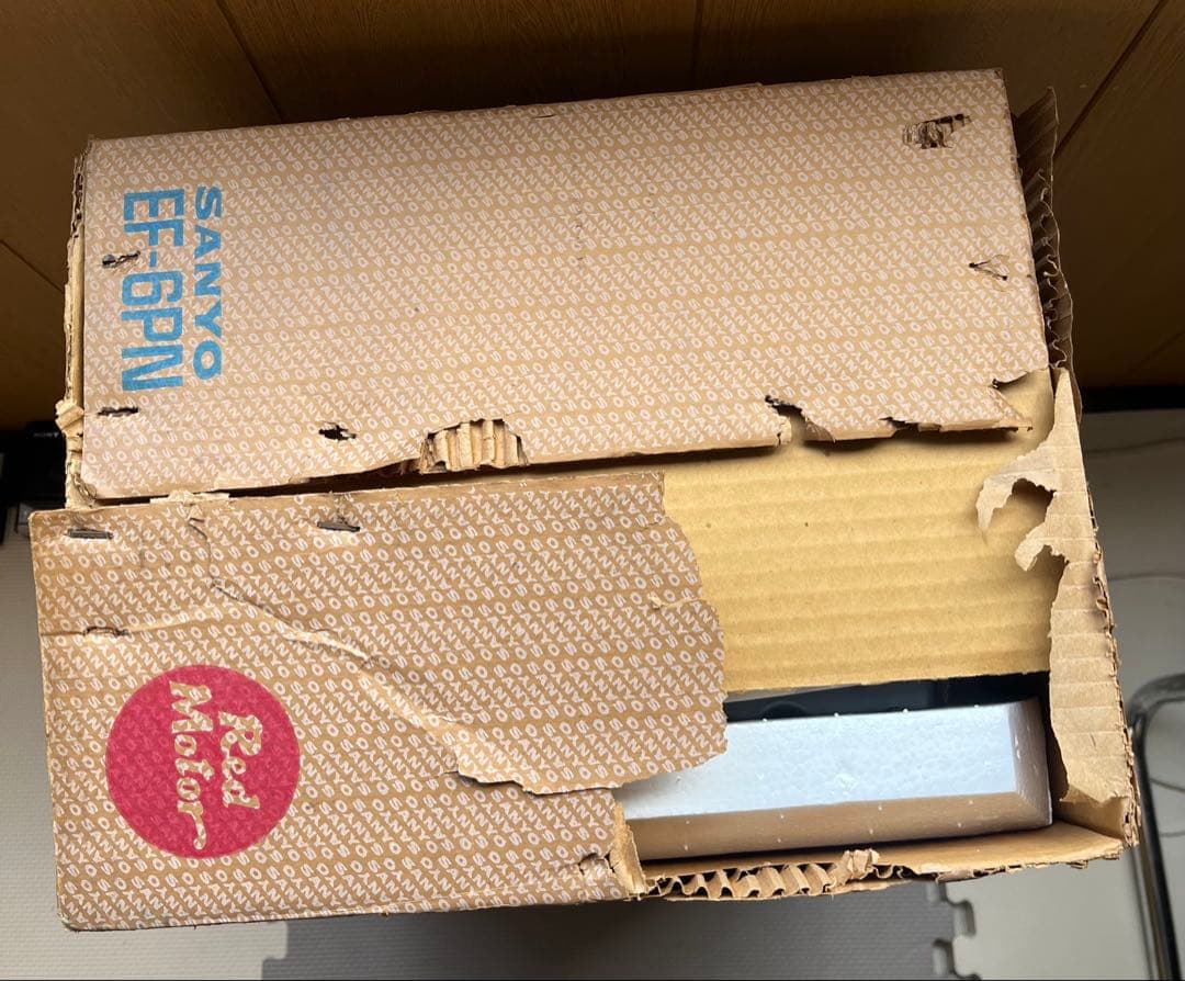 SANYO サンヨー 扇風機 EF-6PN 昭和レトロ 未使用長期倉庫保管品共箱