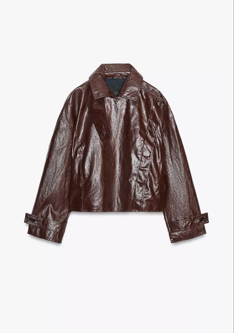 ZARA ザラ ZW COLLECTION シャイニージャケット 新品、未使用 - メルカリ