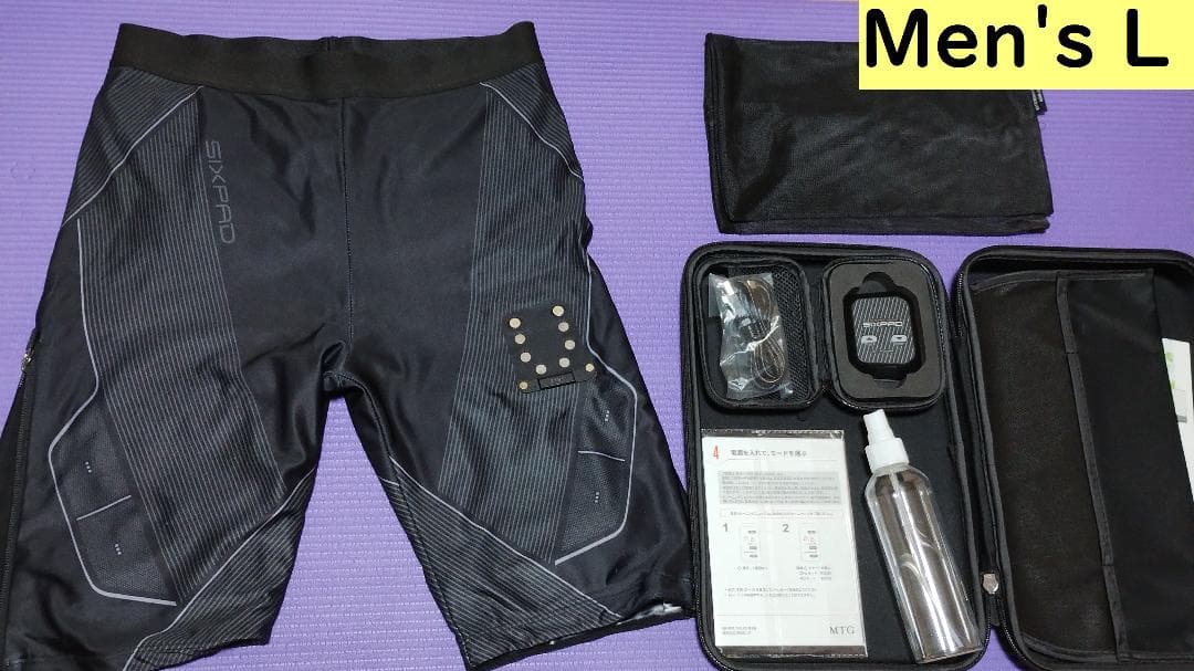 SIXPAD パワースーツライトヒップ&レッグ Men's L MTG EMSトレーニングギア SIXPAD Powersuit Hip&Leg Men L シックス
