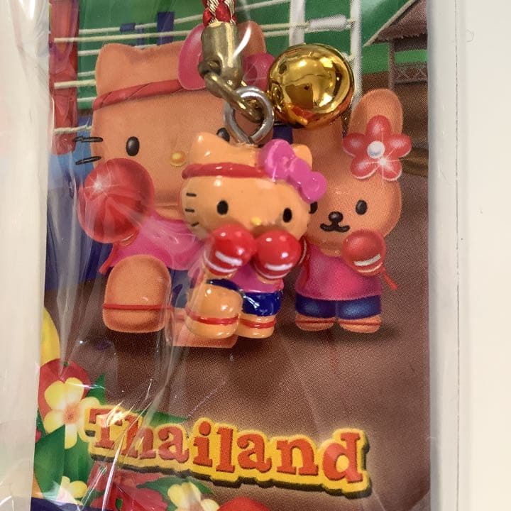 タイ限定 キティ ムエタイ ストラップ ☆ ハローキティ 希少