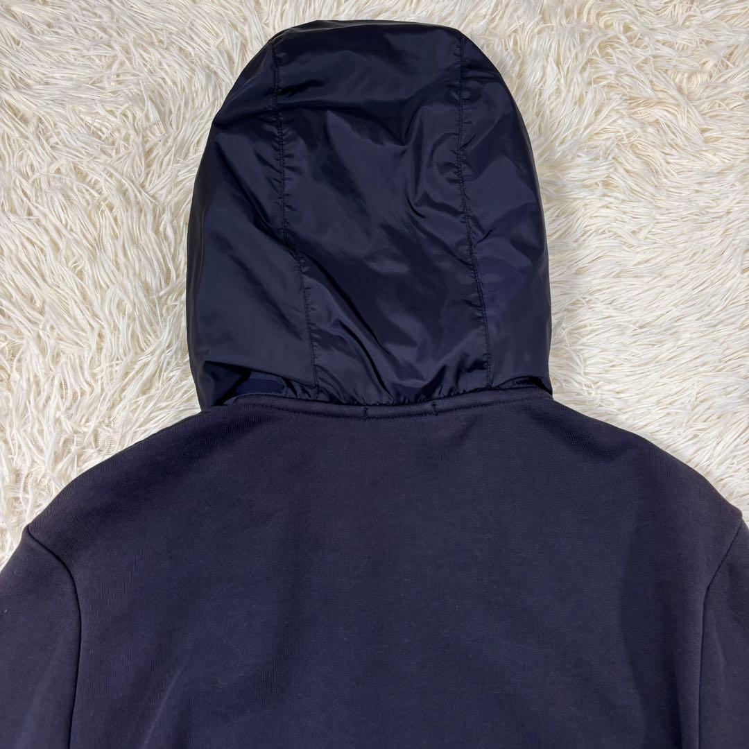 モンクレール マグリア カーディガン S 異素材 ダブルジップ ロゴ