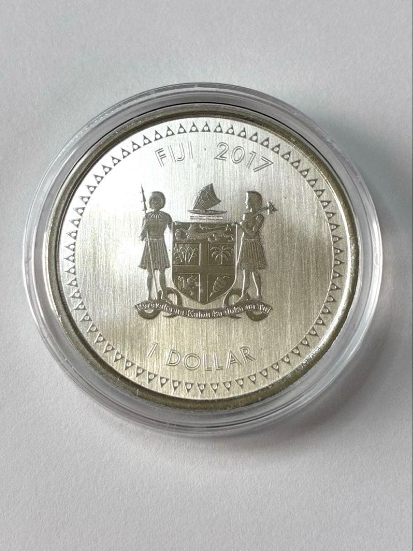 未開封 FIJI 2017 葛飾北斎 富嶽三十六景 神奈川沖浪裏 純銀1oz銀貨