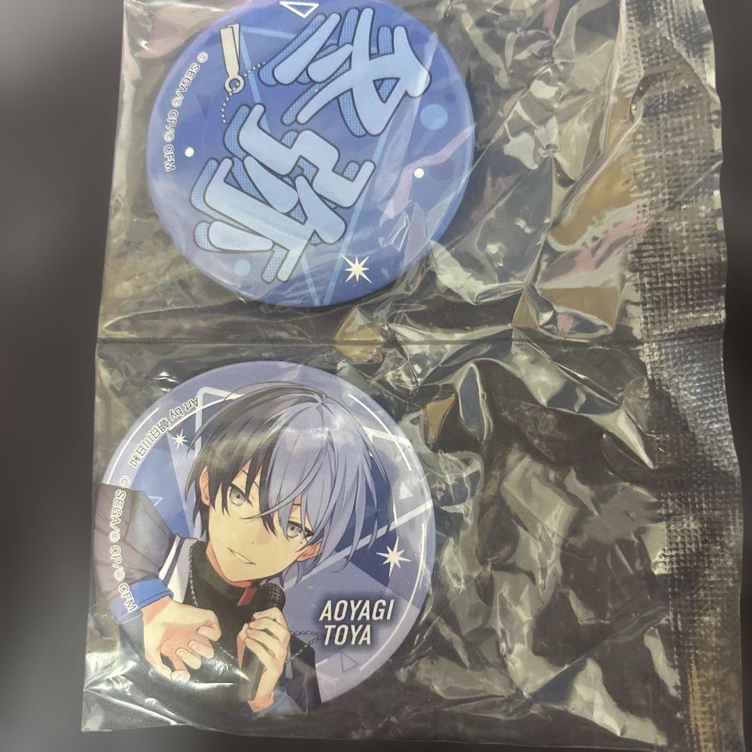 プロセカ 青柳冬弥 セガラッキーくじ 缶バッジ - メルカリ