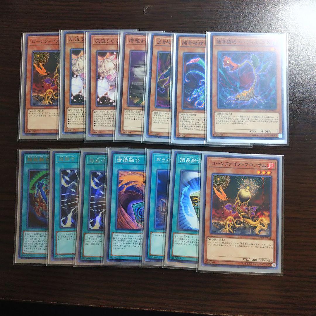 遊戯王【捕食植物】デッキ スリーブ付. - メルカリ