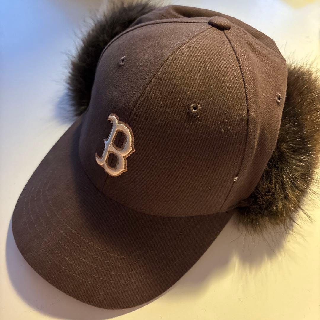 MLB Korea 限定 ファーキャップ aespaカリナ モデル 即日配送