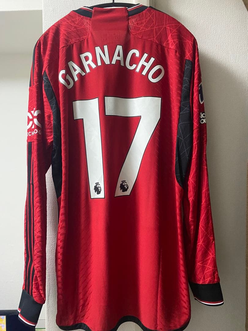 マンチェスターユナイテッド23-24 ガルナチョ長袖オーセンティックユニフォーム ガルナチョ ユニフォームマンチェスター ユナイテッド ホーム23/24