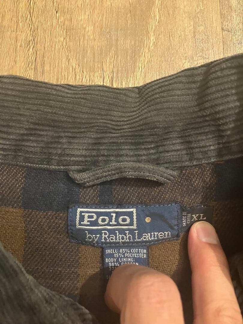 90's Ralph Lauren コーデュロイ スイングトップ black - メルカリ