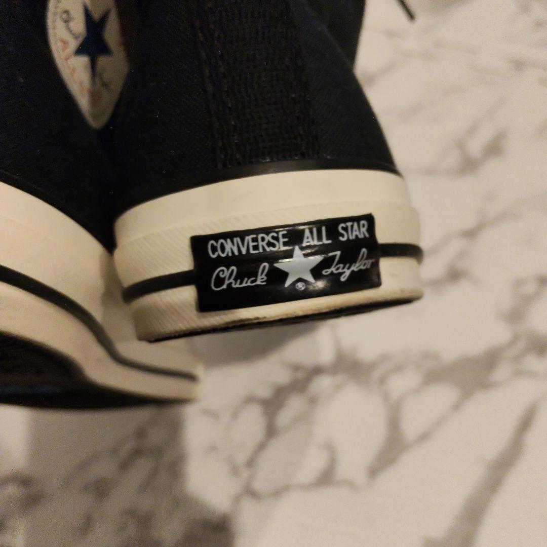 コンバース ノンネイティブ ブラック ジッパースニーカー キムタク