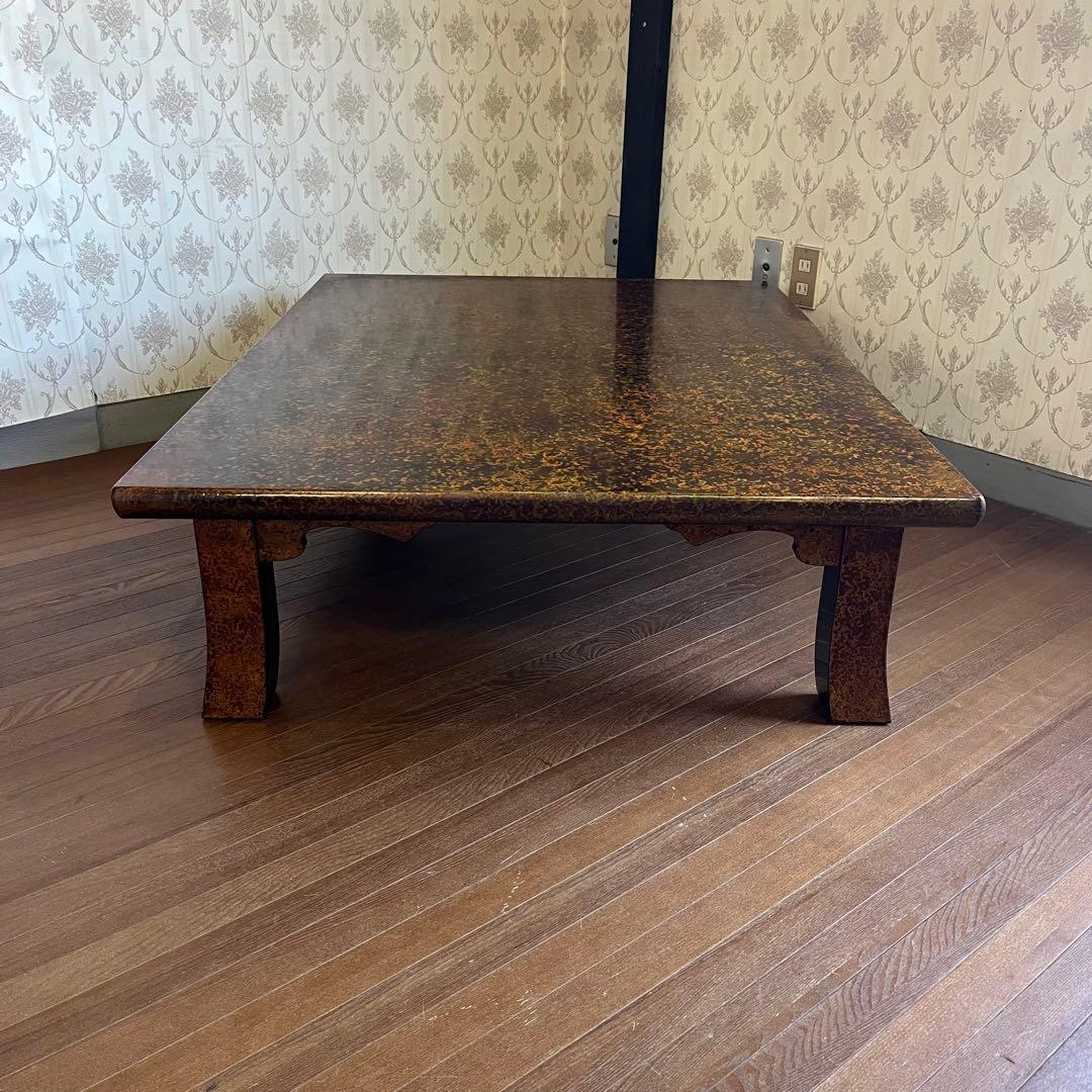 アンティーク】津軽塗り 座卓 ちゃぶ台 センターテーブル 座敷机 工芸